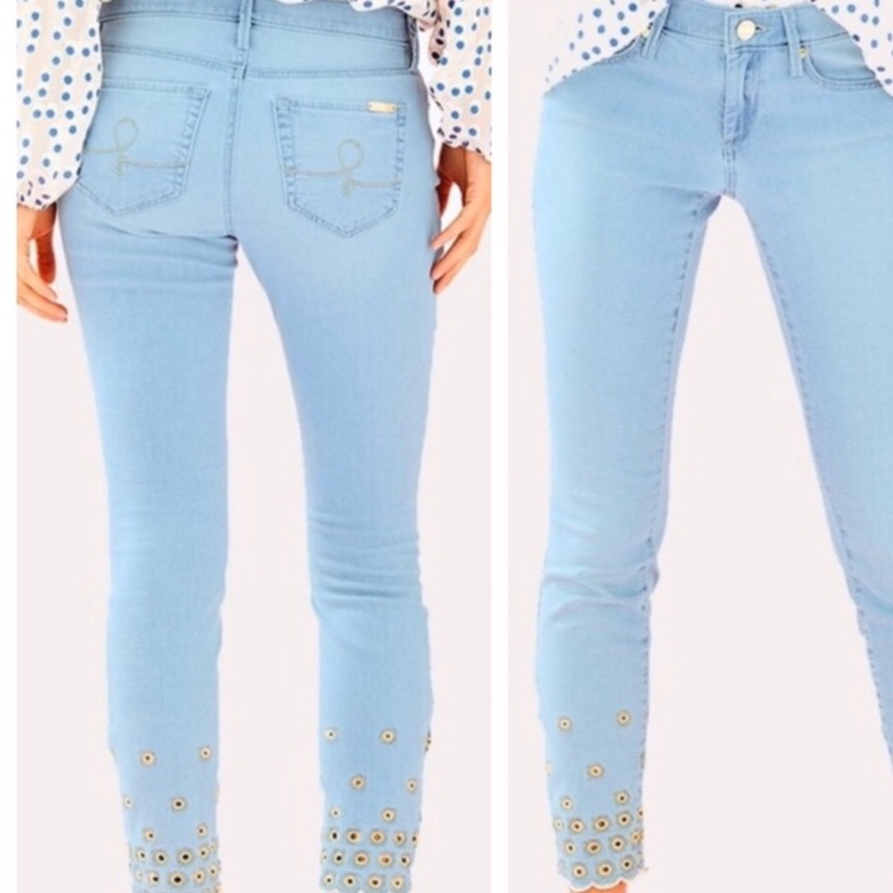 Lilly Pulitzer South Ocean Skinny Crop Jeans
